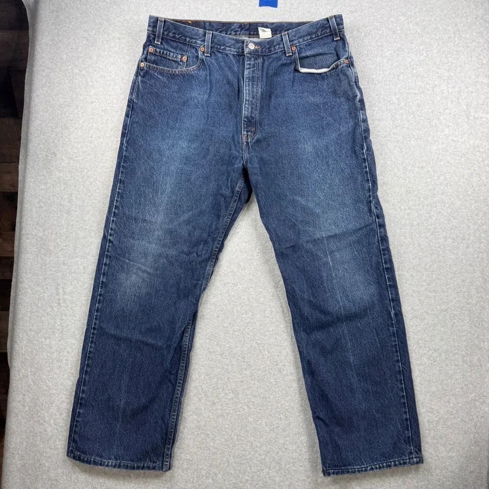 Vintage Levis Jeans Mens 42x32 505 Straight Leg 100% Cotton‎ Denim Y2K Mexico